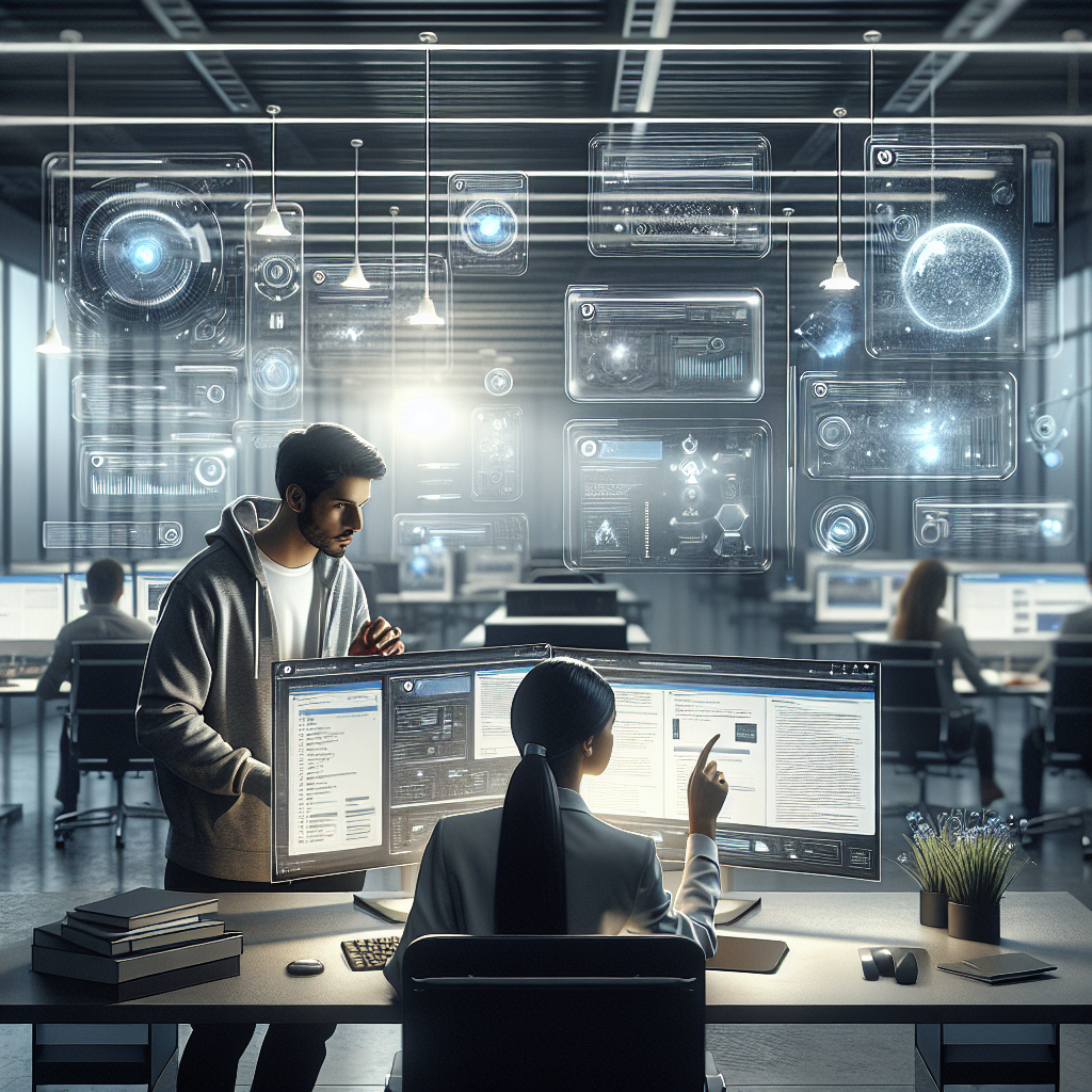 An illustration of the Google Disco browser interface showing multiple GenTabs as small, personalized app-like panels, with AI interaction via a chat box integrated into the address bar.