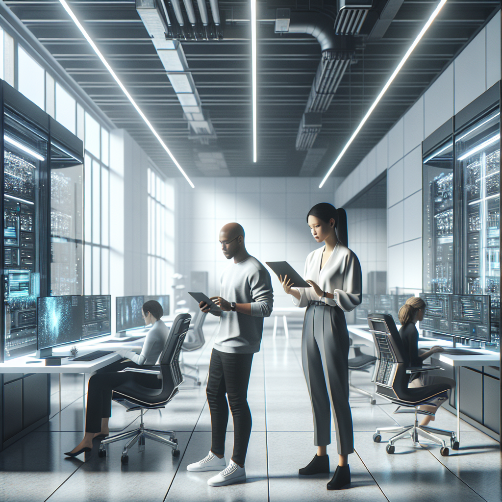 Ilustração representando Inteligência Artificial para produtividade