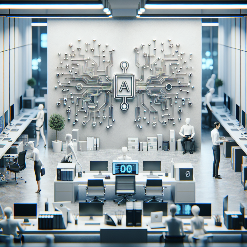 Illustration of the Apple and Google partnership, showing logos of both companies connected with AI elements, symbolizing collaboration in AI development.